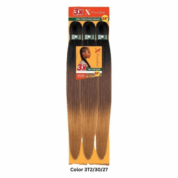 Color 3T2/30/27 - X-pression Xpression Expression - Outre 3X Xpression Pre-Stretched 58"